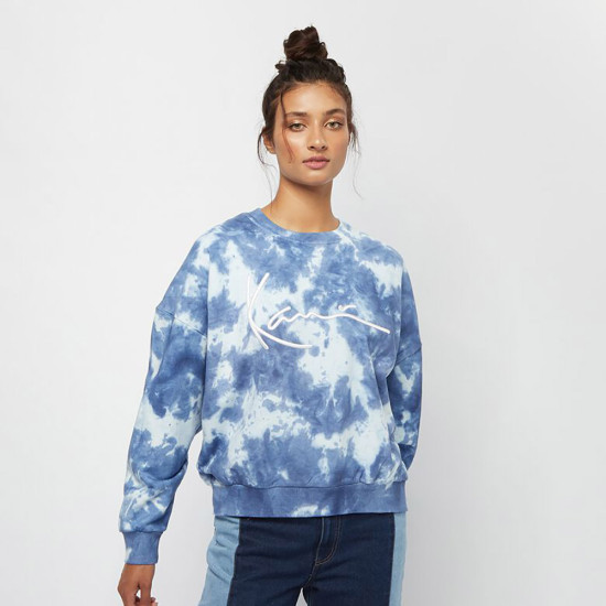 Karl Kani Γυναικείο φούτερ Signature Tie Dye Crew